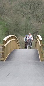 Cannop cycle bridge